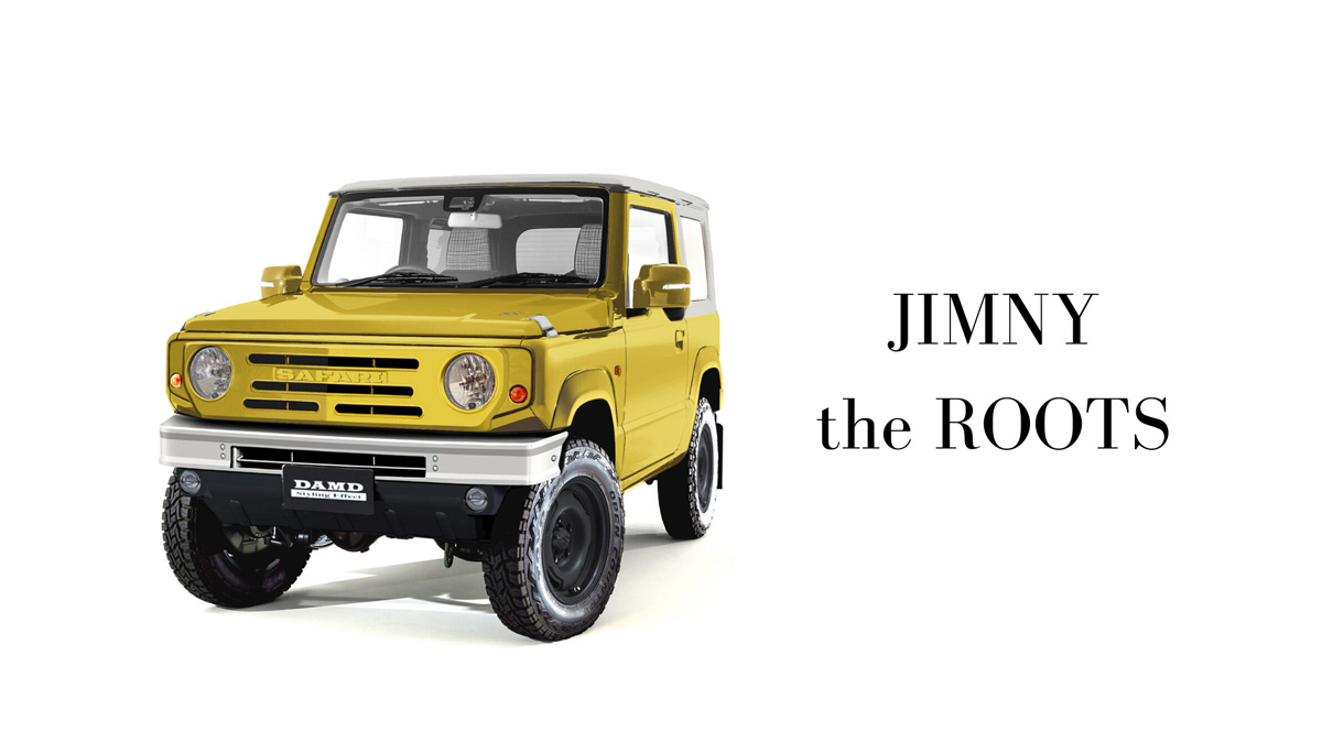 JIMNY the ROOTS SUZUKI   エアロパーツ、ドレスアップのダムド   DAMD