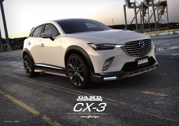 CX-3 MAZDA | エアロパーツ、ドレスアップのダムド | DAMD Inc.